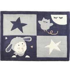 TAPIS DE CHAMBRE TUFTE MAIN RECTANGLE MERLIN