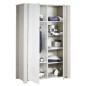 ARMOIRE 2 PORTES NEWOPALE AVEC MOTIF