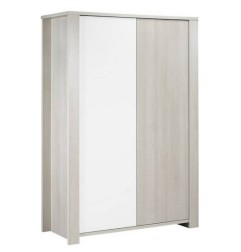 ARMOIRE 2 PORTES NEWOPALE SANS MOTIF