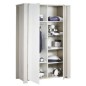 ARMOIRE 2 PORTES NEWOPALE SANS MOTIF