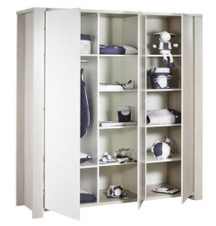 ARMOIRE 3 PORTES NEWOPALE SANS MOTIF