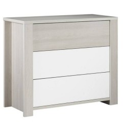 COMMODE 3 TIROIRS L111 NEWOPALE SANS MOTIF