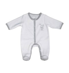 PYJAMA VELOURS CELESTE