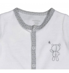 PYJAMA VELOURS CELESTE