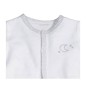 PYJAMA VELOURS BLANC-LUNE CELESTE TAILLE 3 MOIS CELESTE