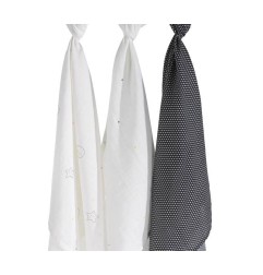 LOT DE 3 LANGES BIO BABYFAN