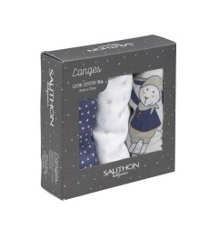 LOT DE 3 LANGES BIO MERLIN