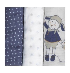 LOT DE 3 LANGES BIO MERLIN