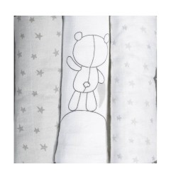 LOT DE 3 LANGES BIO CELESTE