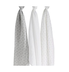 LOT DE 3 LANGES BIO CELESTE