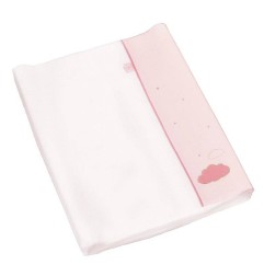 MATELAS A LANGER PETIT MODELE ROSE LILY POUDREE