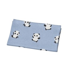 COUVERTURE MAILLE BLEU 80X100CM CHAO CHAO