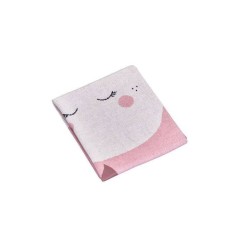 COUVERTURE MAILLE 80X100CM MISS FLEUR DE LUNE