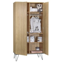 ARMOIRE 2 PORTES AMBRA