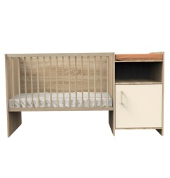 LIT CHAMBRE EVOLUTIF COMMODE 1 PORTE