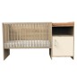 LIT CHAMBRE EVOLUTIF COMMODE 1 PORTE