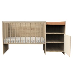 LIT CHAMBRE EVOLUTIF COMMODE 1 PORTE