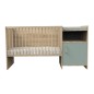 LIT CHAMBRE EVOLUTIF COMMODE 1 PORTE