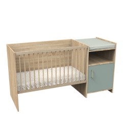 LIT CHAMBRE EVOLUTIF COMMODE 1 PORTE