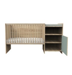 LIT CHAMBRE EVOLUTIF COMMODE 1 PORTE