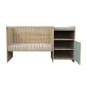 LIT CHAMBRE EVOLUTIF COMMODE 1 PORTE