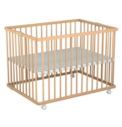 PARC BOIS PLIANT ALIZEE 2 BRUT