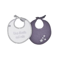 LOT DE 2 BAVOIRS NAISSANCE EN GAZE - UNE ETOILE EST NEE
