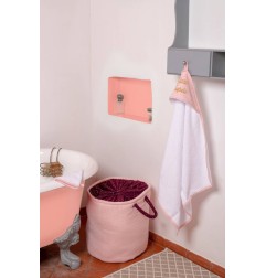 CAPE DE BAIN BRODEE PETITE POUPEE + GANT - GIRLY CHIC