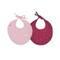 LOT DE 2 BAVOIRS NAISSANCE EN GAZE - GIRLY CHIC