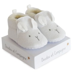 CHAUSSONS BEBE BLANC