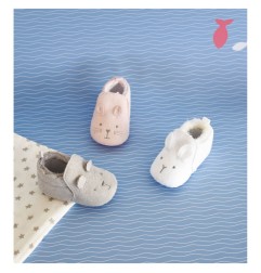 CHAUSSONS BEBE BLANC
