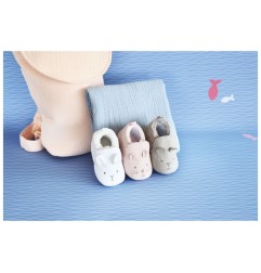 CHAUSSONS BEBE BLANC