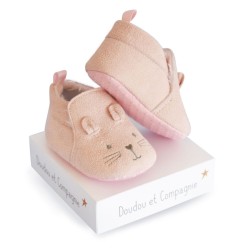 CHAUSSONS BEBE ROSE