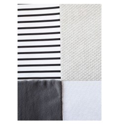 TAPIDOU MOSAIQUE BLANC/GRIS