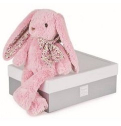 LAPIN ROSE MM 40CM - LES COPAINS CALINS