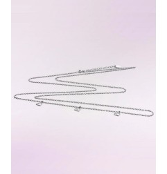 CHAINE EN LAITON PLAQUEE RHODIUM NOIR