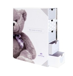 BOITE TRESORS +LIVRE NAISSANCE LITTLE BEARLITTLE B