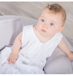 GIGOTEUSE ETE JAMBES SEPARABLES 0-6 MOIS GRIS