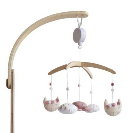 R ET LILI MOBILE MUSICAL EN BOIS