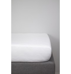 DRAP HOUSSE BEBE BLANC 60 X 120 CM