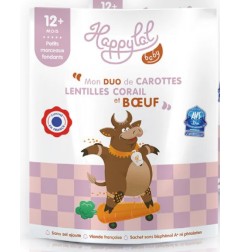 Mon duo de carottes lentillescorail et bœuf 12M