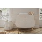 COMMODE A LANGER BLANCHE TRAPEZE