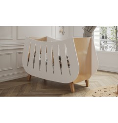 LIT 60X120 TRAPEZE BLANC-CHENE