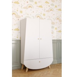 ARMOIRE BLANCHE TRAPEZE