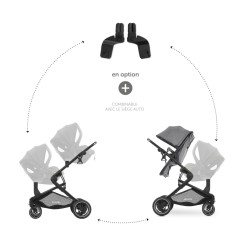 UNIVERSAL ADAPTER ATLANTIC TWIN BLACK