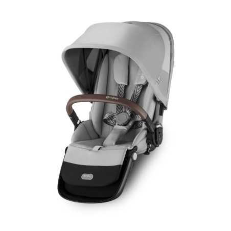 GAZELLE S SILVER / UNITE DE SIEGE LAVA GREY - CYBEX