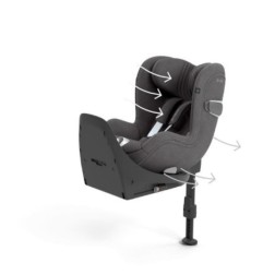 SIRONA T I-SIZE TISSU PLUS - MIRAGE GREY | CYBEX