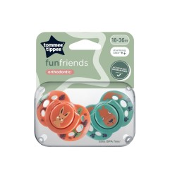 SUCETTE CTN FUN 18M+ GARCON X2