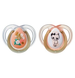 SUCETTE CTN MODA 0-6M FILLE X2