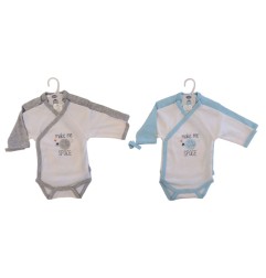 2 BODYS NAISS ML GARCON 0-3M